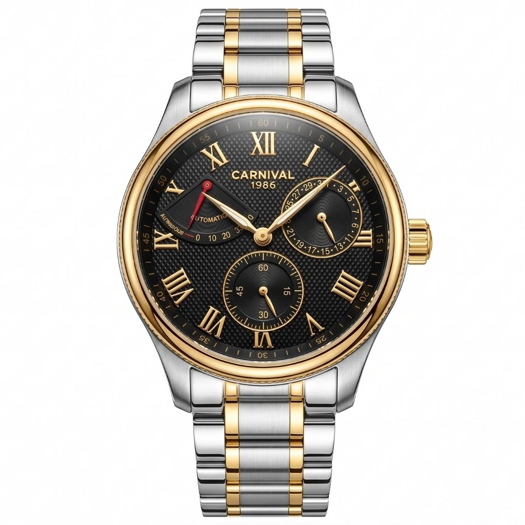Carnival 8773G Series Automatic Two-Tone Stainless Steel Chain Men’s Watch