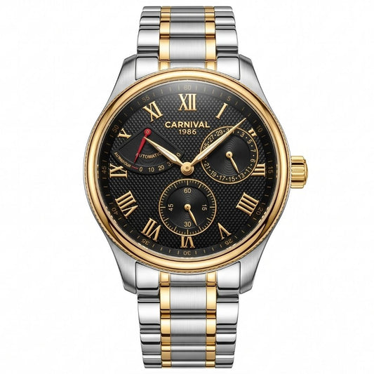 Carnival 8773G Series Automatic Two-Tone Stainless Steel Chain Men’s Watch