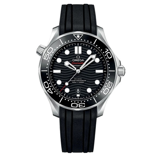 Ome_ga Seamaster Professional Diver 300M Automatic Silicon Strap Men's Watch