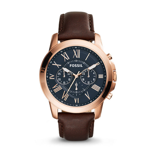 Fossil FS5068 Chronograph Quartz Genuine Leather Strap Men’s Watch