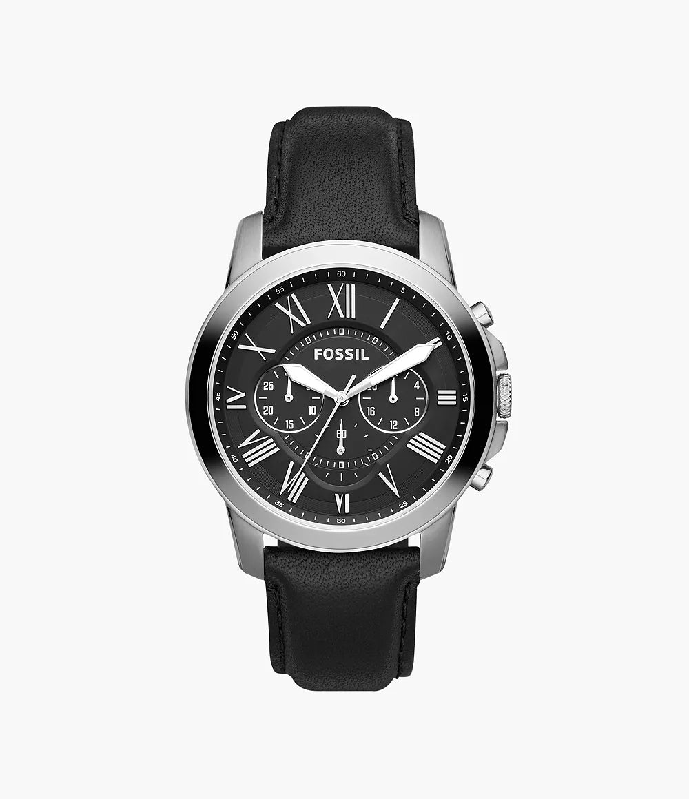 Fossil FS4812 Chronograph Quartz Genuine Leather Strap Men’s Watch
