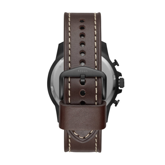 Fossil FS5601 Chronograph Quartz Genuine Leather Strap Men’s Watch