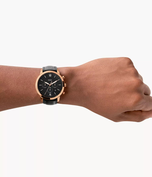 Fossil FS5381 Chronograph Quartz Genuine Leather Men’s Watch