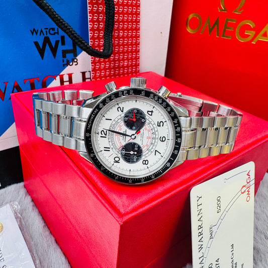 Omega Speedmaster Chronoscope Co-Axial Master Chronometer Automatic Stainless Steel Chain Men's Watch