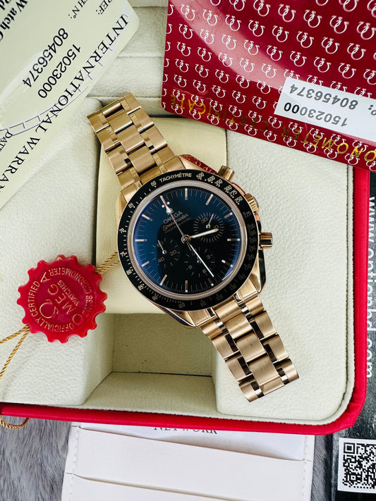 Omega Seamaster Professional Diver 300M Rose Gold Color QuartzStainless Steel Chain Men's Watch