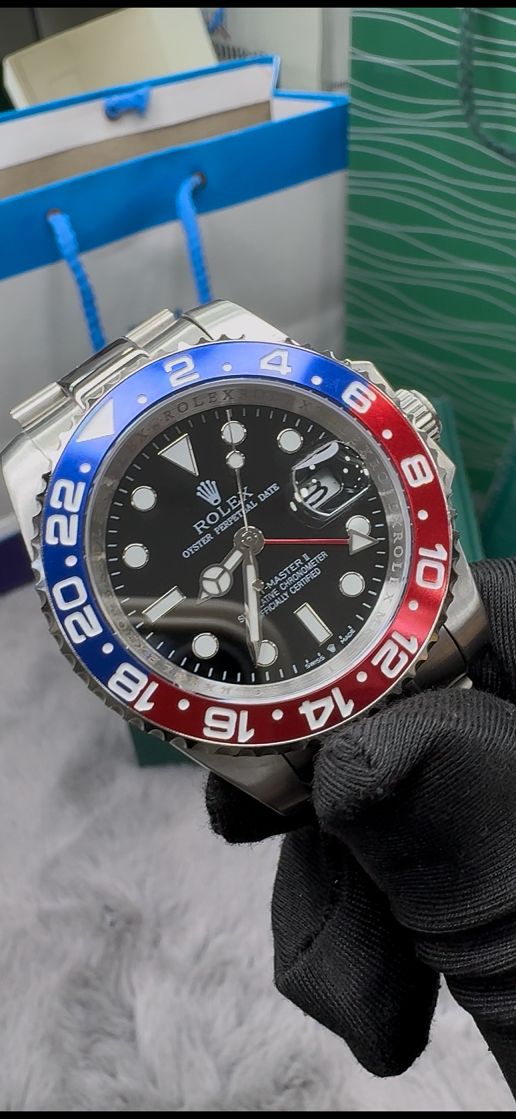 Rolex GMT Master II Pepsi Edition Automatic Oyster bracelet Stainless Steel Chain Men’s Watch
