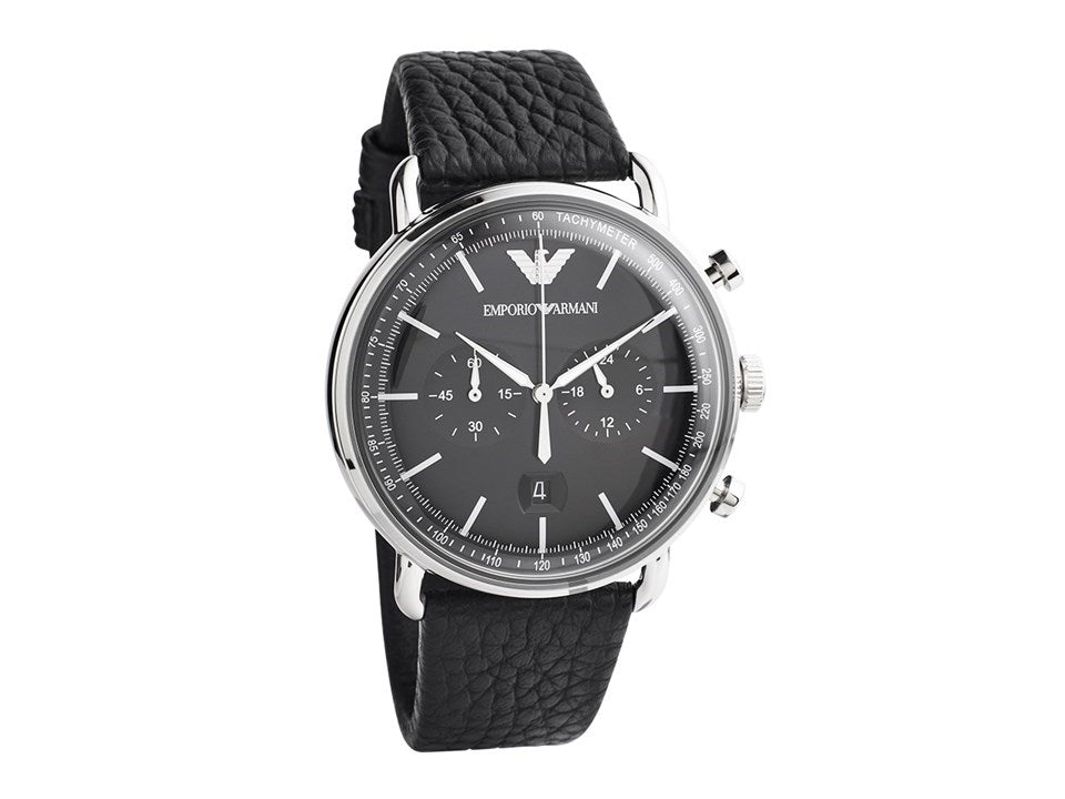 Emporio Armani AR11143 Chronograph Quartz Genuine Leather Men’s Watch