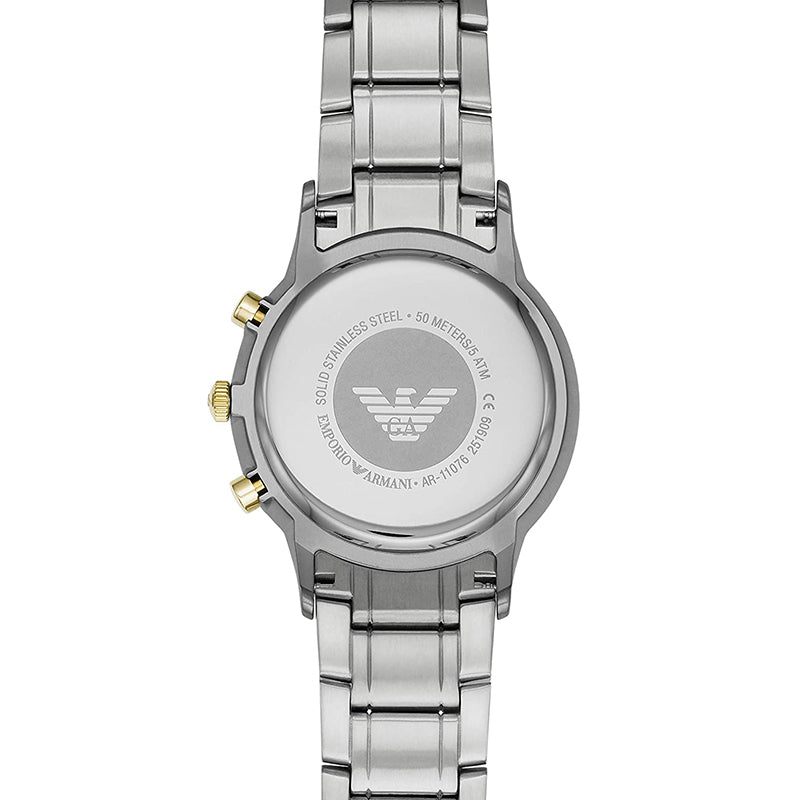 Emporio Armani AR11076 Chronograph Quartz Stainless Steel Chain Men’s Watch