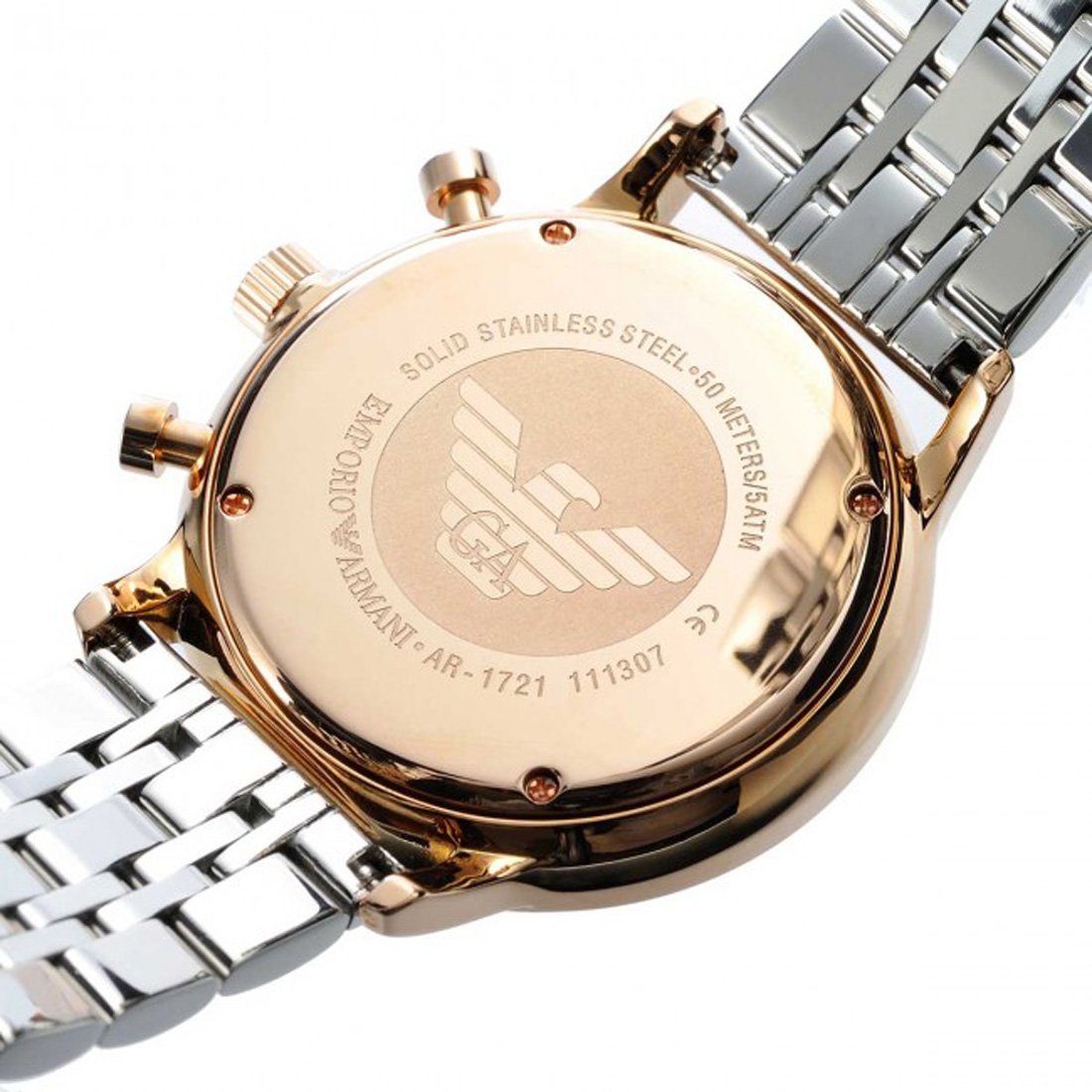 Emporio Armani AR1721 Chronograph Quartz Stainless Steel Chain Men’s Watch