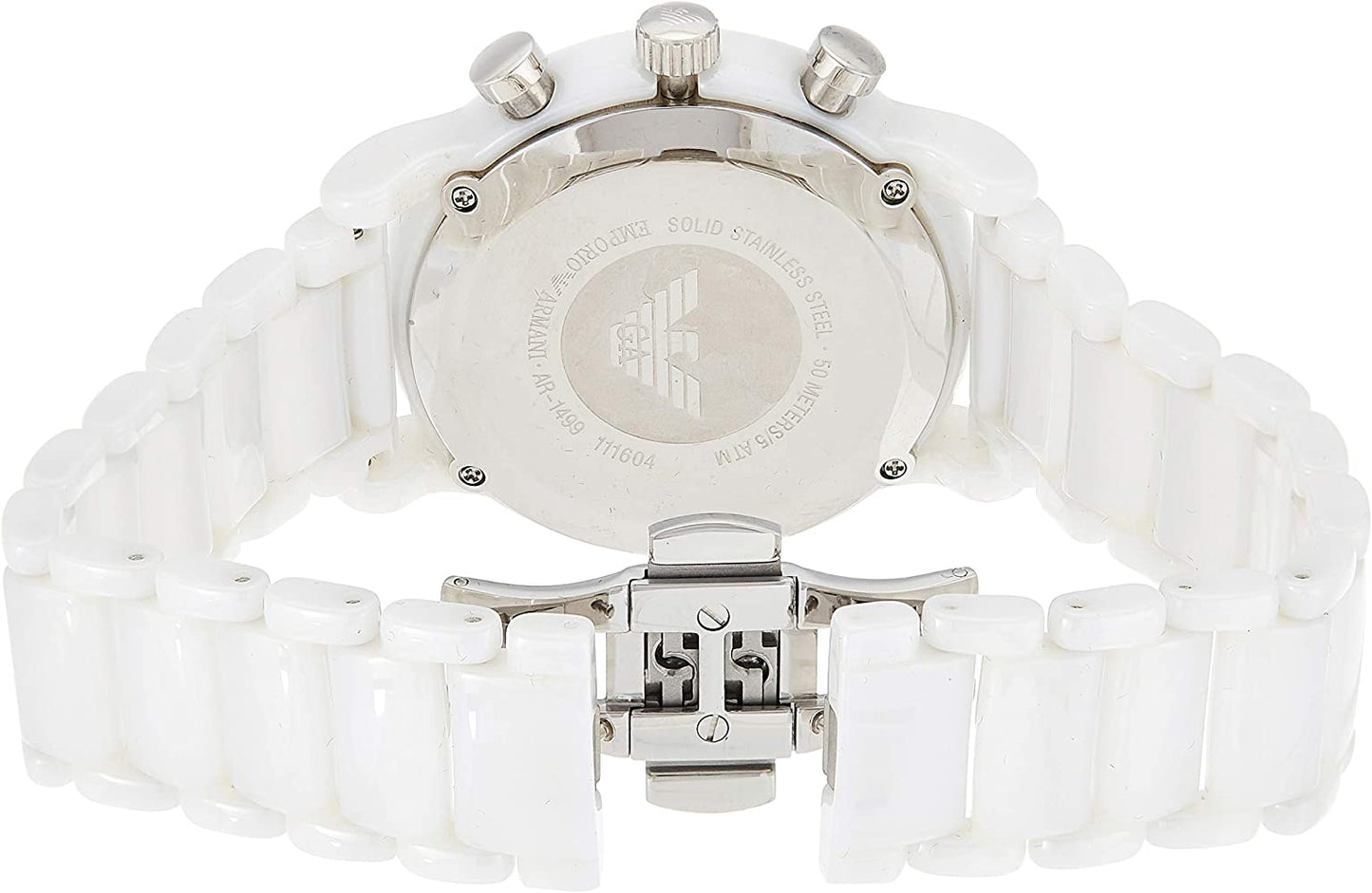 Emporio Armani AR1499 Chronograph Quartz Ceramic Chain Men’s Watch