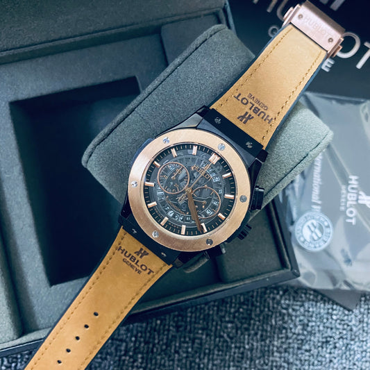 Hublot BigBang Geneve Stainless Steel quartz movements Leather Strap Europe Standard Watch For Men