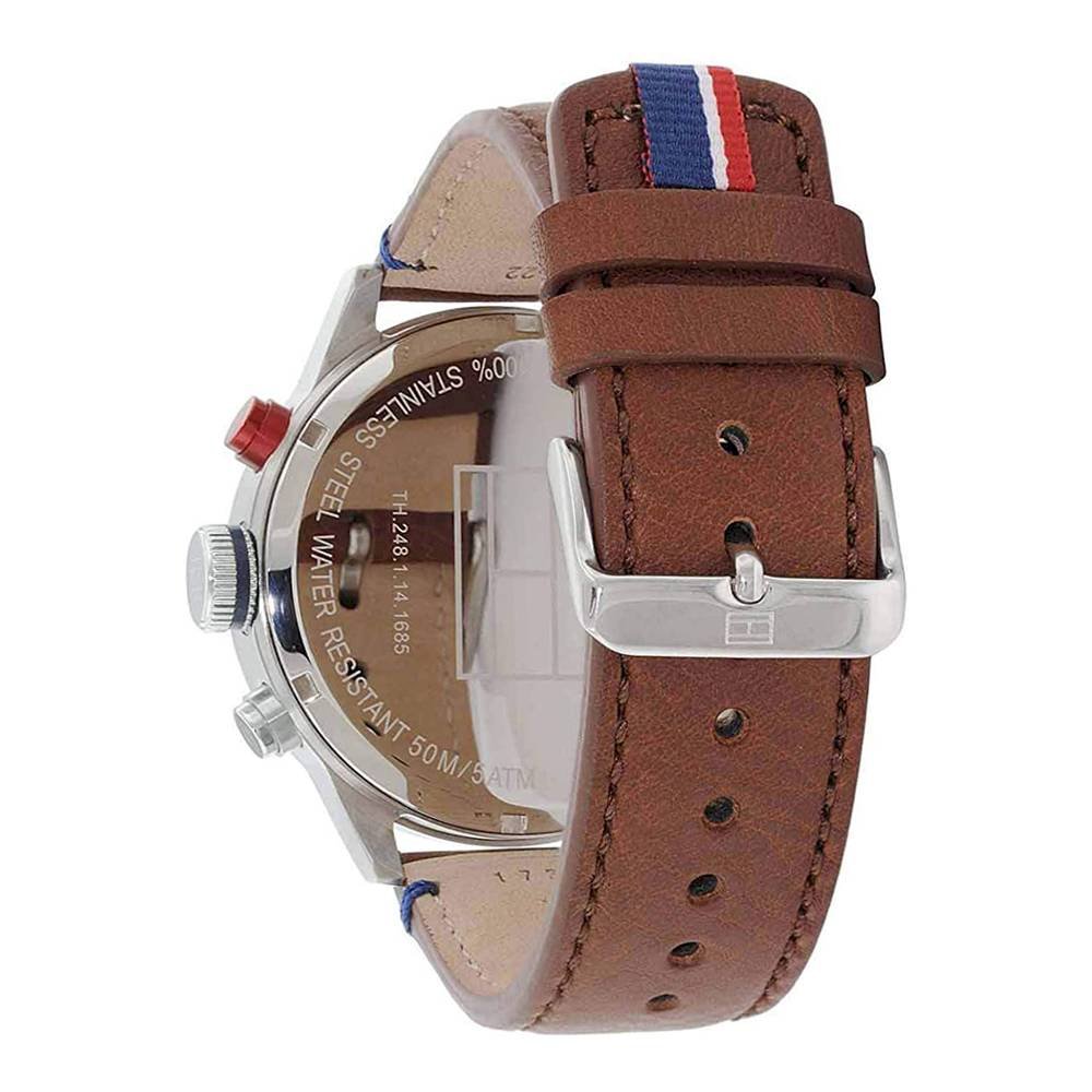Tommy Hilfiger 1791066 Chronograph Quartz Genuine Leather Strap Men’s Watch