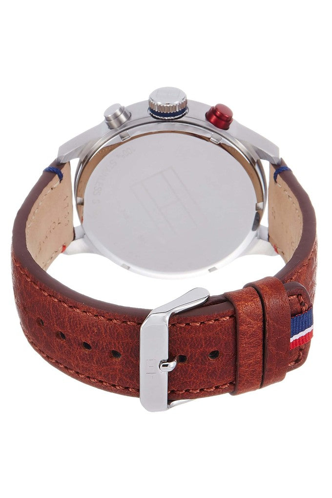 Tommy Hilfiger 1791066 Chronograph Quartz Genuine Leather Strap Men’s Watch