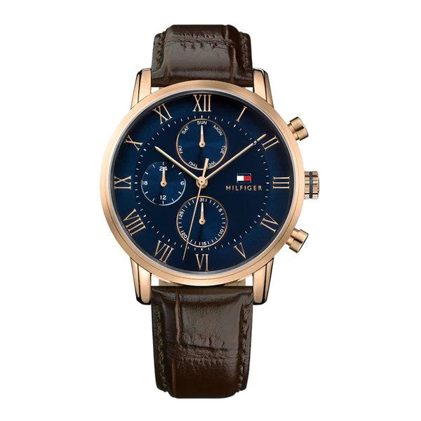 Tommy Hilfiger 1791399 Chronograph Quartz Genuine Leather Strap Men’s Watch