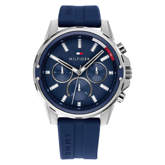 Tommy Hilfiger 1791791 Chronograph Quartz Silicon Strap Men’s Watch