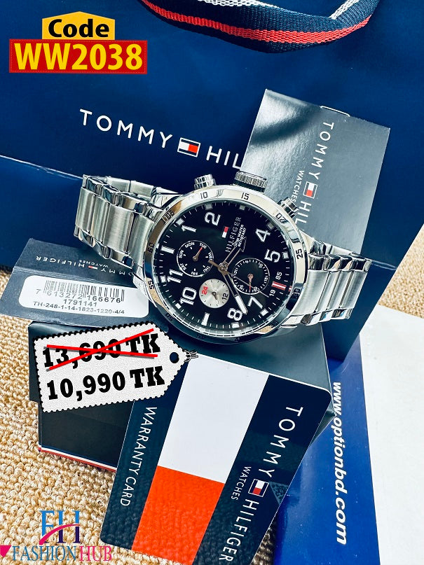 Tommy Hilfiger 1791141 Chronograph Quartz Stainless Steel Chain Men’s Watch