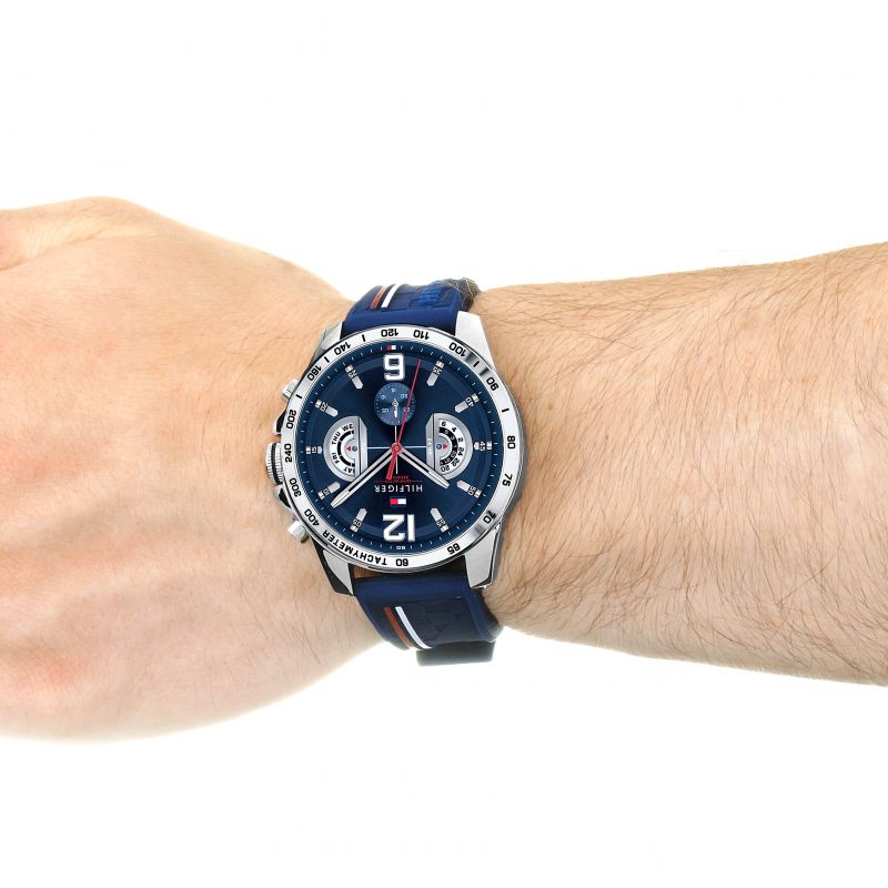 Tommy Hilfiger 1791476 Chronograph Quartz Silicon Strap Men’s Watch