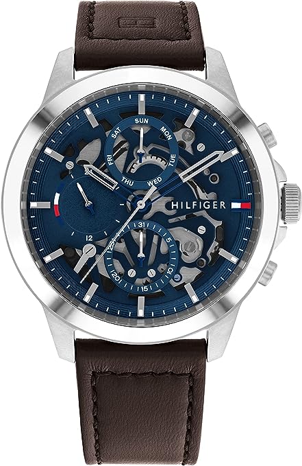 Tommy Hilfiger 1710476 Chronograph Quartz Genuine Leather Strap Men’s Watch