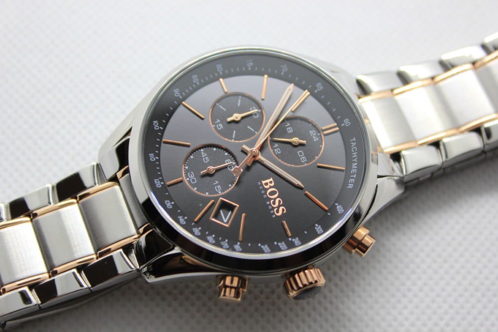 Hugo Boss HB1513473 Chronograph Quartz Stainless Steel Chain Men’s Watch