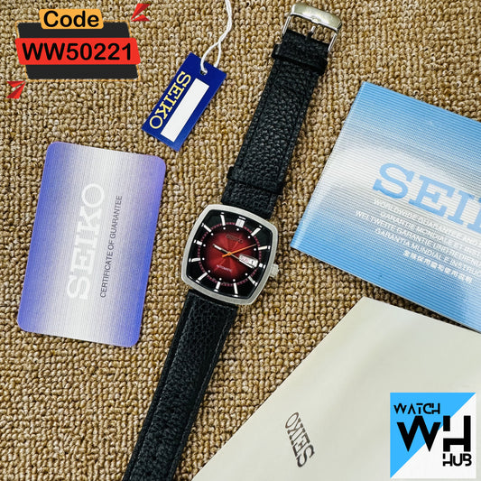 SEIKO Recraft SNKP23 Day Date ST Automatic Genuine Leather Belt Men's Watch