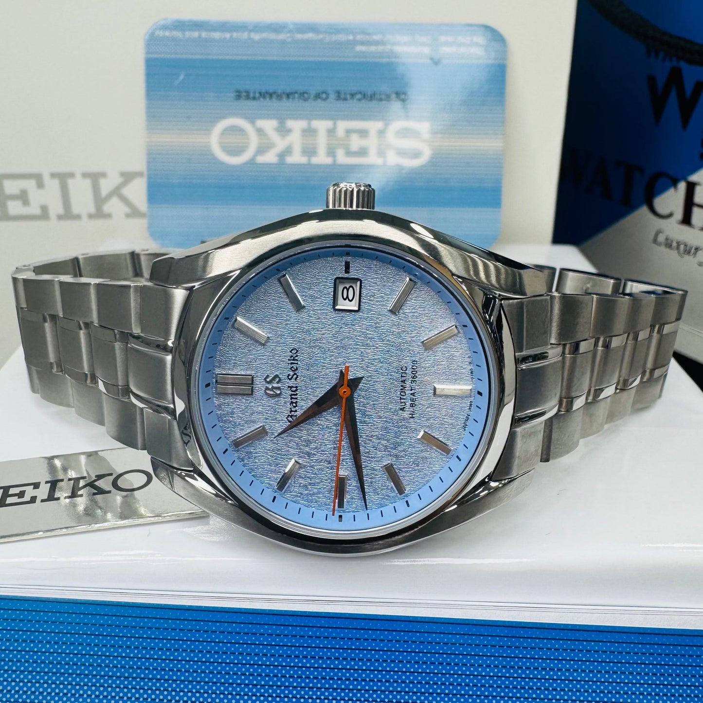 Grand Seiko SBGH295 Heritage Collection Hi-Beat Soko Frost Automatic Stainless Steel Men's Watch