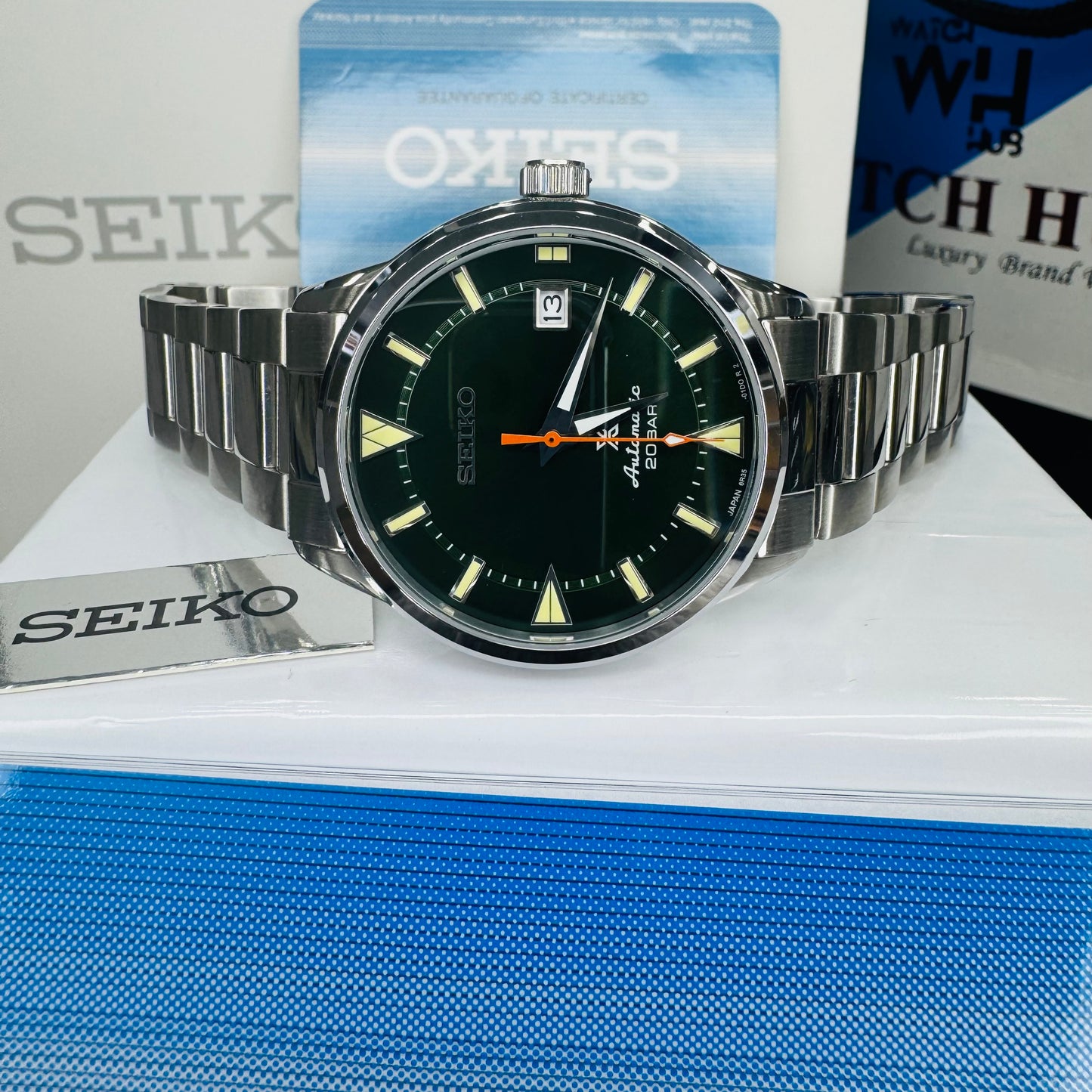 Seiko Prospex SPB245J1 "Alpinist 1959 Re-Interpretation" Automatic Green Dial Stainless Steel Men's Watch