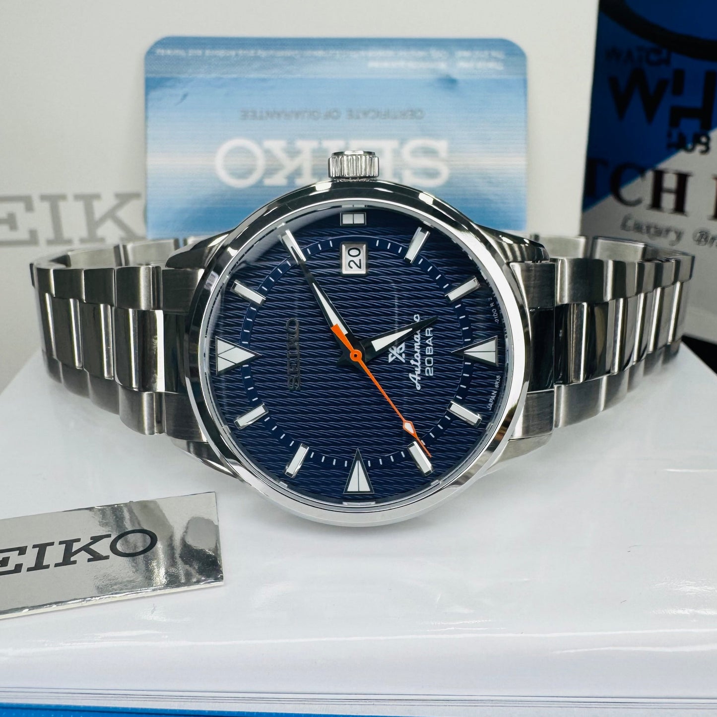 Seiko Prospex SPB249J1 "Alpinist 1959 Re-Interpretation" Automatic Blue Dial Stainless Steel Men's Watch
