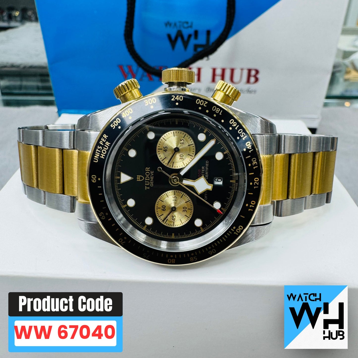 Tudor Black Bay Chrono 41mm Stainless Steel Chain Euro Grade Men’s Watch