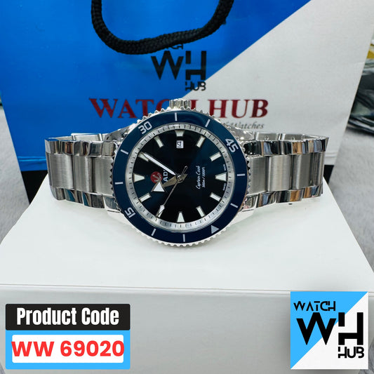 Rado Captain Cook Automatic Silver & Blue Stainless Steel Euro Grade Men's Watch