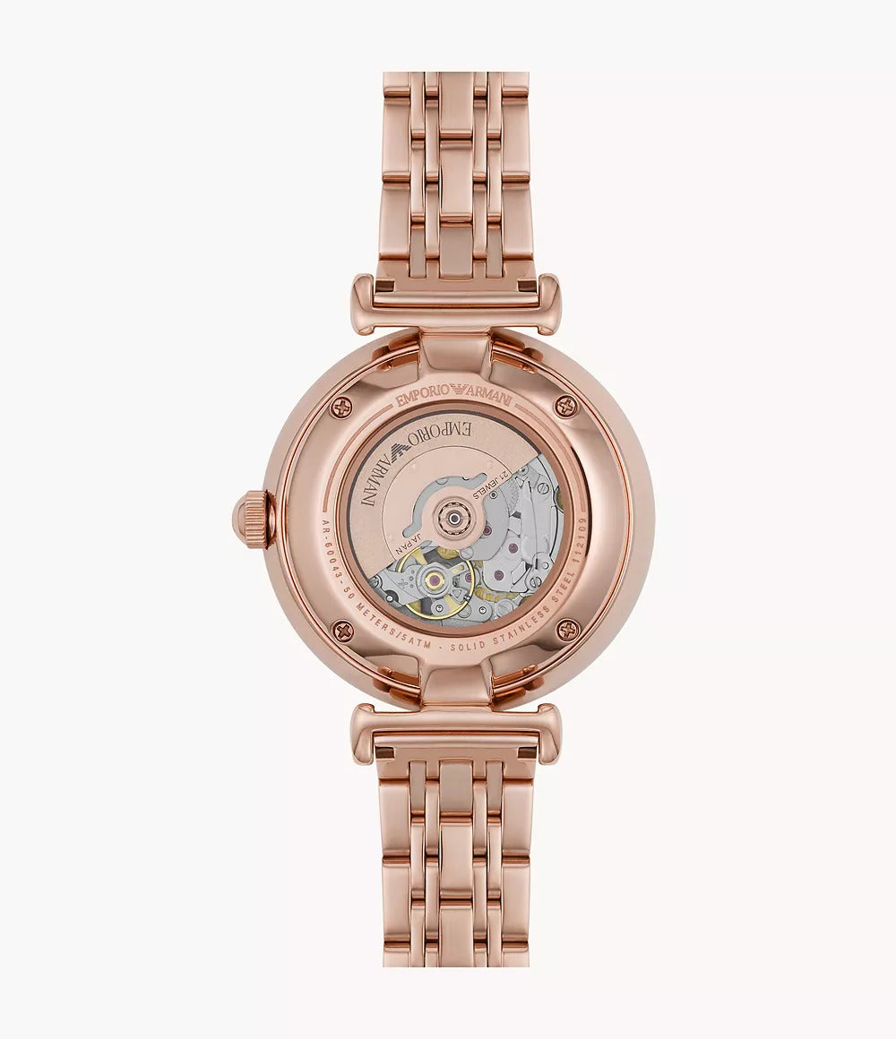 Emporio Armani AR60043  Automatic Blue Dial Women's Watch