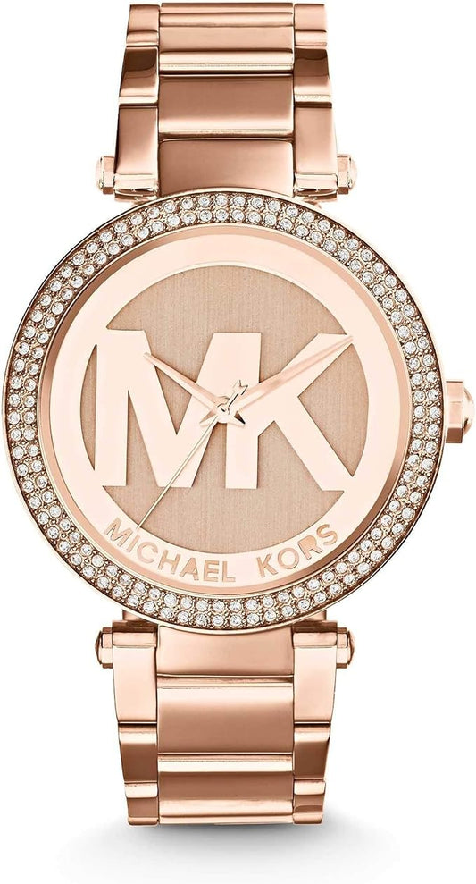 Michael Kors Parker MK5865 Chronograph Quartz Stainless Steel Chain Ladies Watch