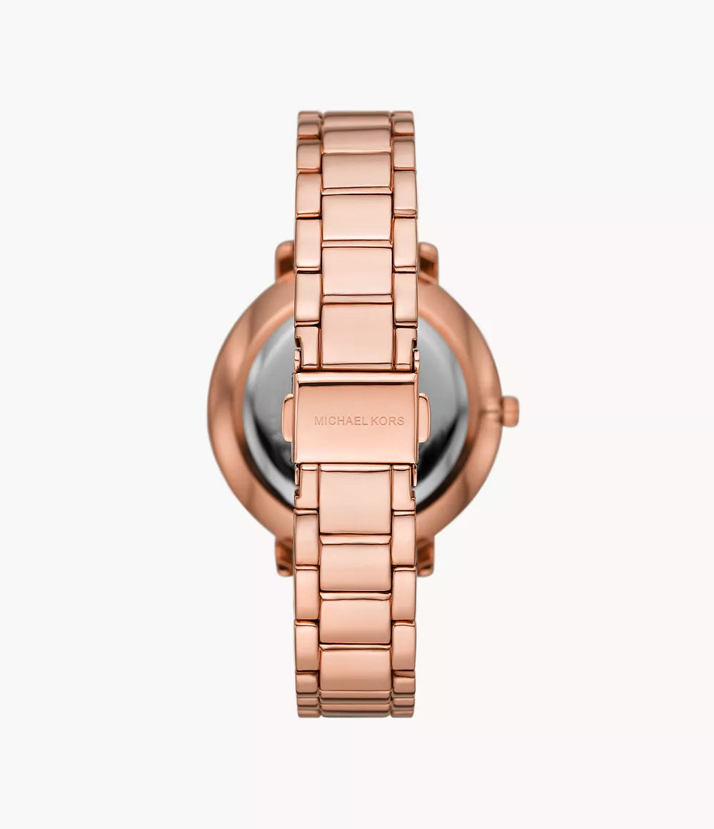 Michael Kors MK4595 Three-Hand Rose Gold Quartz Stainless Steel Women’s Watch