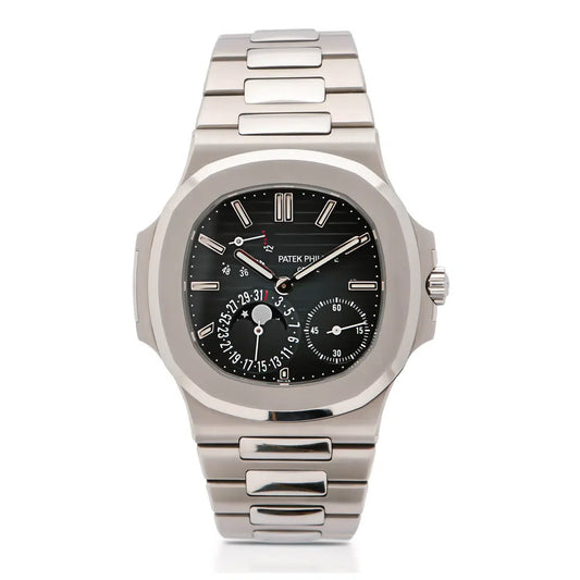Patek Philippe Nautilus 5712A Black Dial Moon-Phase Automatic Stainless Steel Semi Swiss Grade Men's Watch