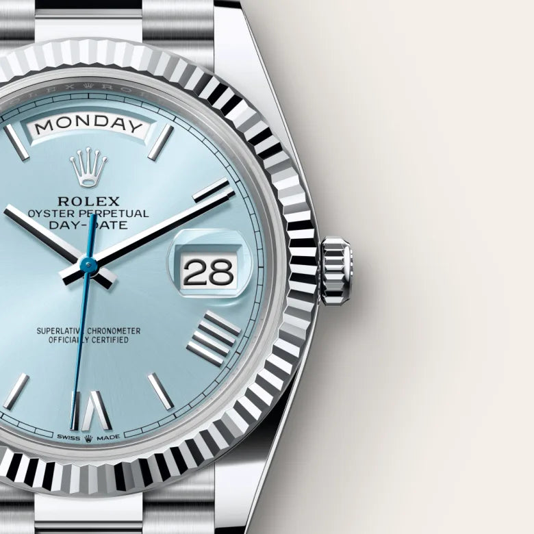 Rolex Day-Date 40mm M-228236-0012 Stainless Steel Chain Men’s Watch