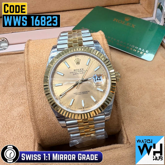 Rolex Datejust 126333 Two tone Jubilee Bracelet 41mm Yellow Gold Swiss 1:1 Mirror Grade Men’s Watch
