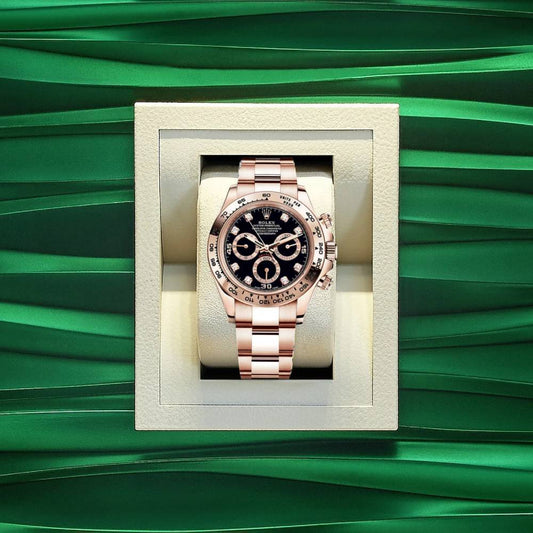 Rolex Daytona 116505-0015 Rose Gold Black Dial 40mm Swiss Grade Men’s Watch