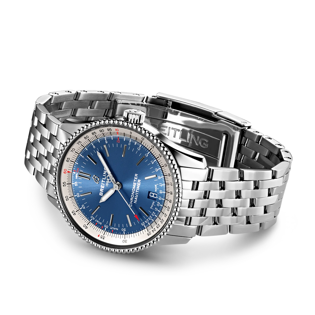Breitling Navitimer 38 (ref. A17325211C1A1) 38mm Automatic Blue Dial 1:1 Swiss Grade Men's Watch