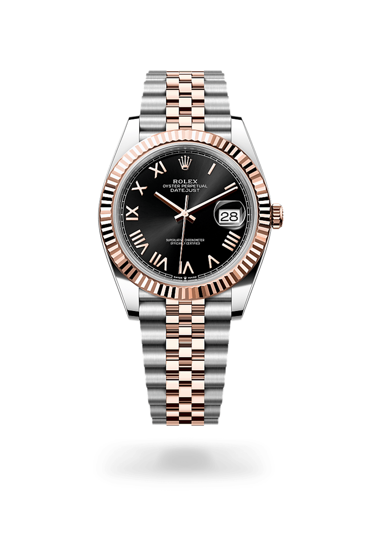 Ro-lex Datejust Ref:126331-0024 Oystersteel & Everose gold Two-Tone Dial Jubilee Bracelet 41mm Swiss Grade 1:1 Men’s Watch