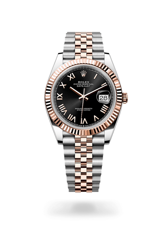 Ro-lex Datejust Ref:126331-0024 Oystersteel & Everose gold Two-Tone Dial Jubilee Bracelet 41mm Swiss Grade 1:1 Men’s Watch