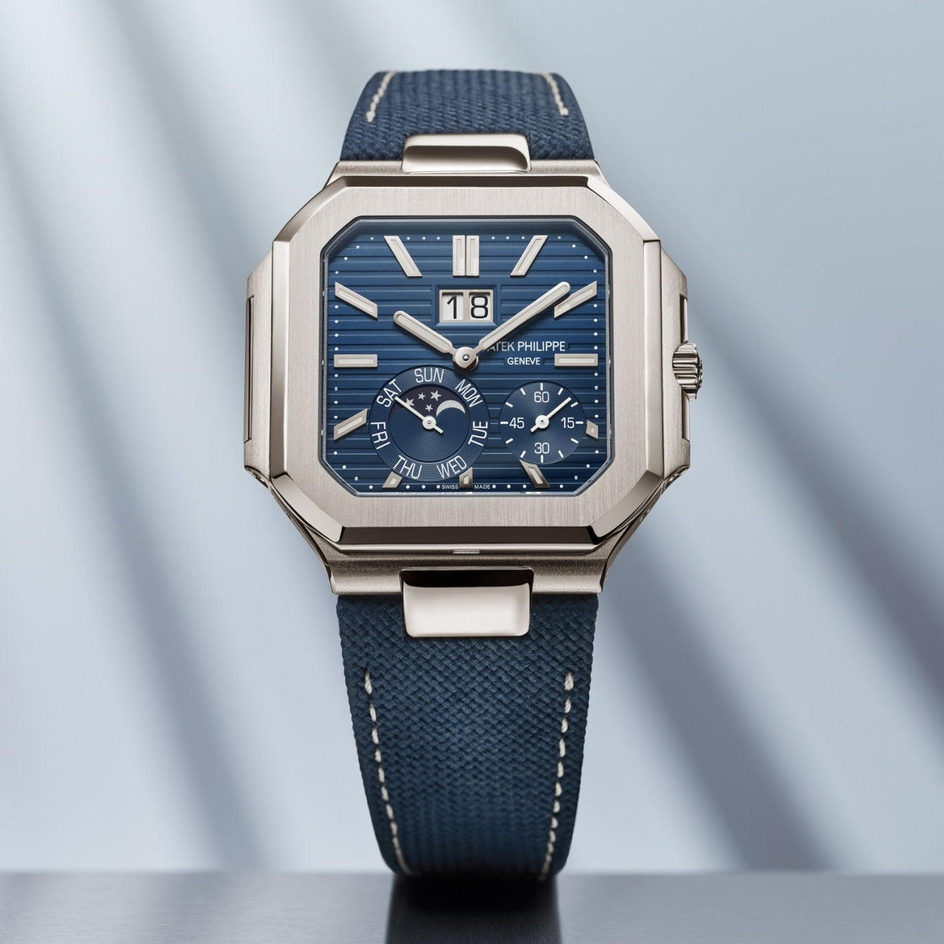 Patek Philippe Cubitus (Ref: 5822P-001) Instantaneous Grand Date, Day And Moon-Phases 45mm Swiss 1:1 Mirror Grade Men’s Watch