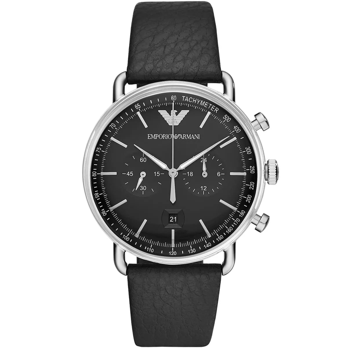 Emporio Armani AR11143 Chronograph Quartz Genuine Leather Men’s Watch