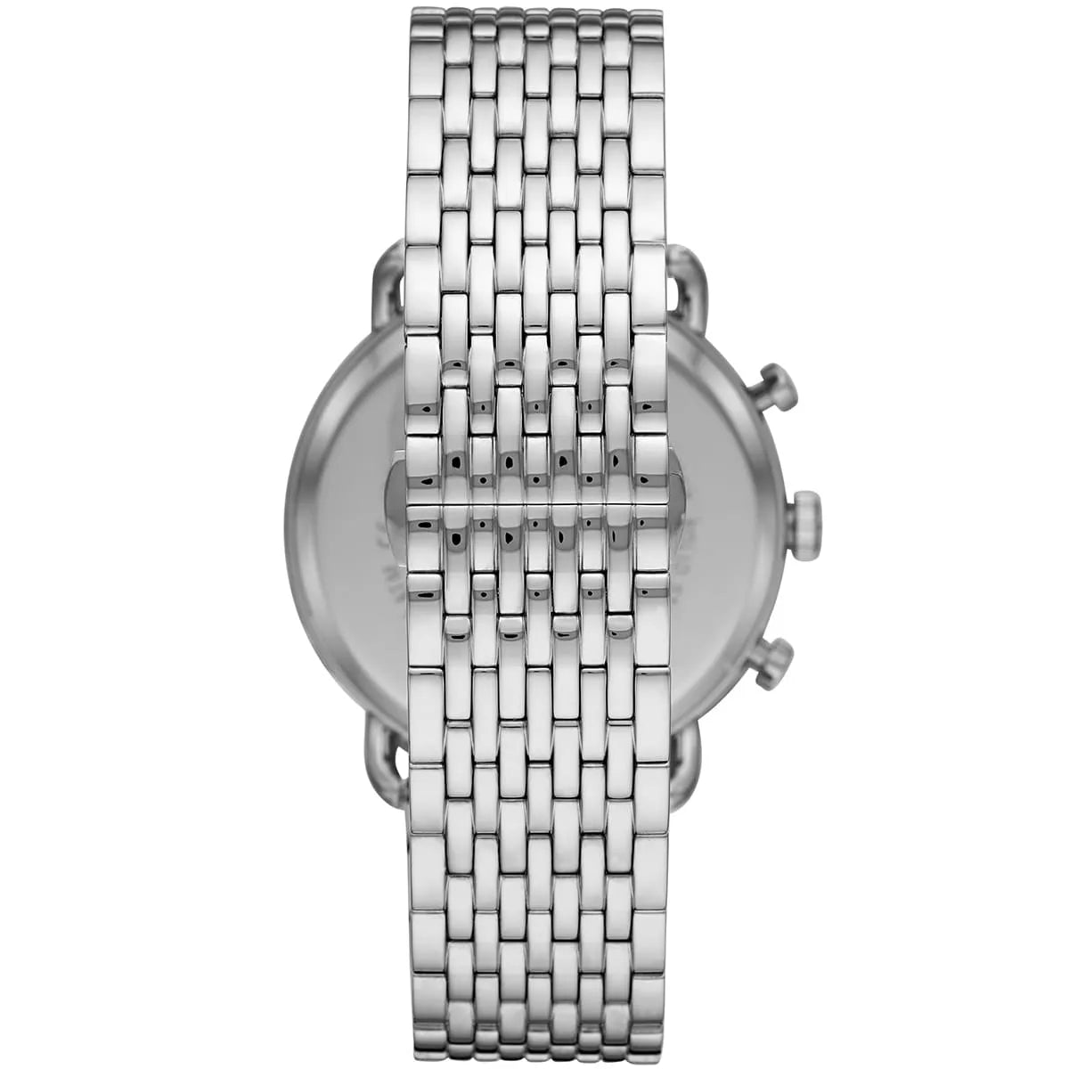 Emporio Armani Aviator AR11239 Chronograph Quartz Beige Dial Stainless Steel Chain Men’s Watch