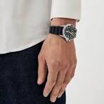 Emporio Armani AR11592 Sea Explorer GMT Dual-Time Quartz Blue Dial Silicone Men’s Watch