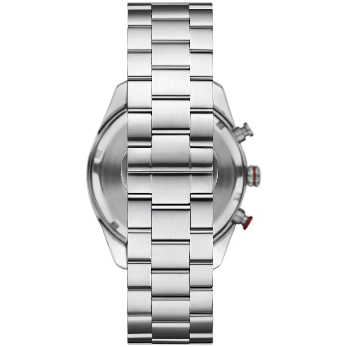 Emporio Armani Racer AR11645 Chronograph Quartz Cream Dial Stainless Steel Chain Men’s Watch
