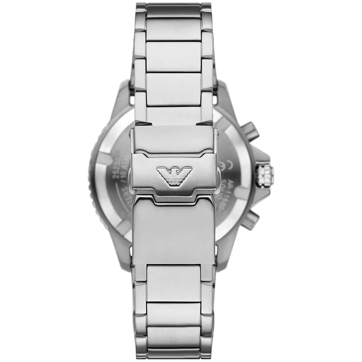Emporio Armani World Explorer AR11681 Chronograph Quartz Blue Dial Stainless Steel Chain Men’s Watch