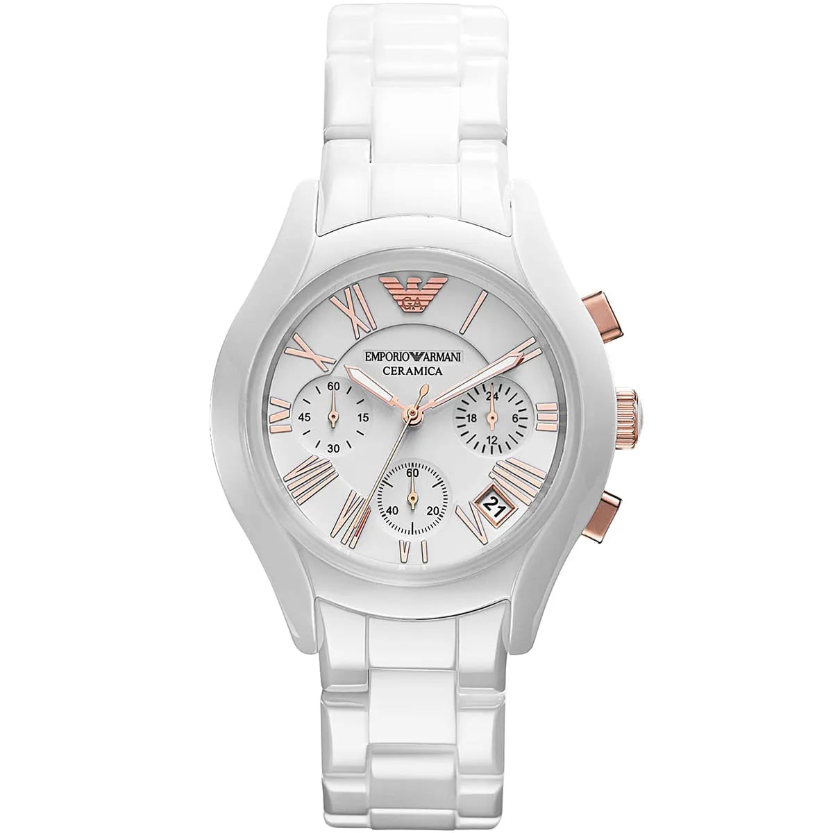 Emporio Armani AR1417 Quartz Ceramic Chain Lady’s Watch
