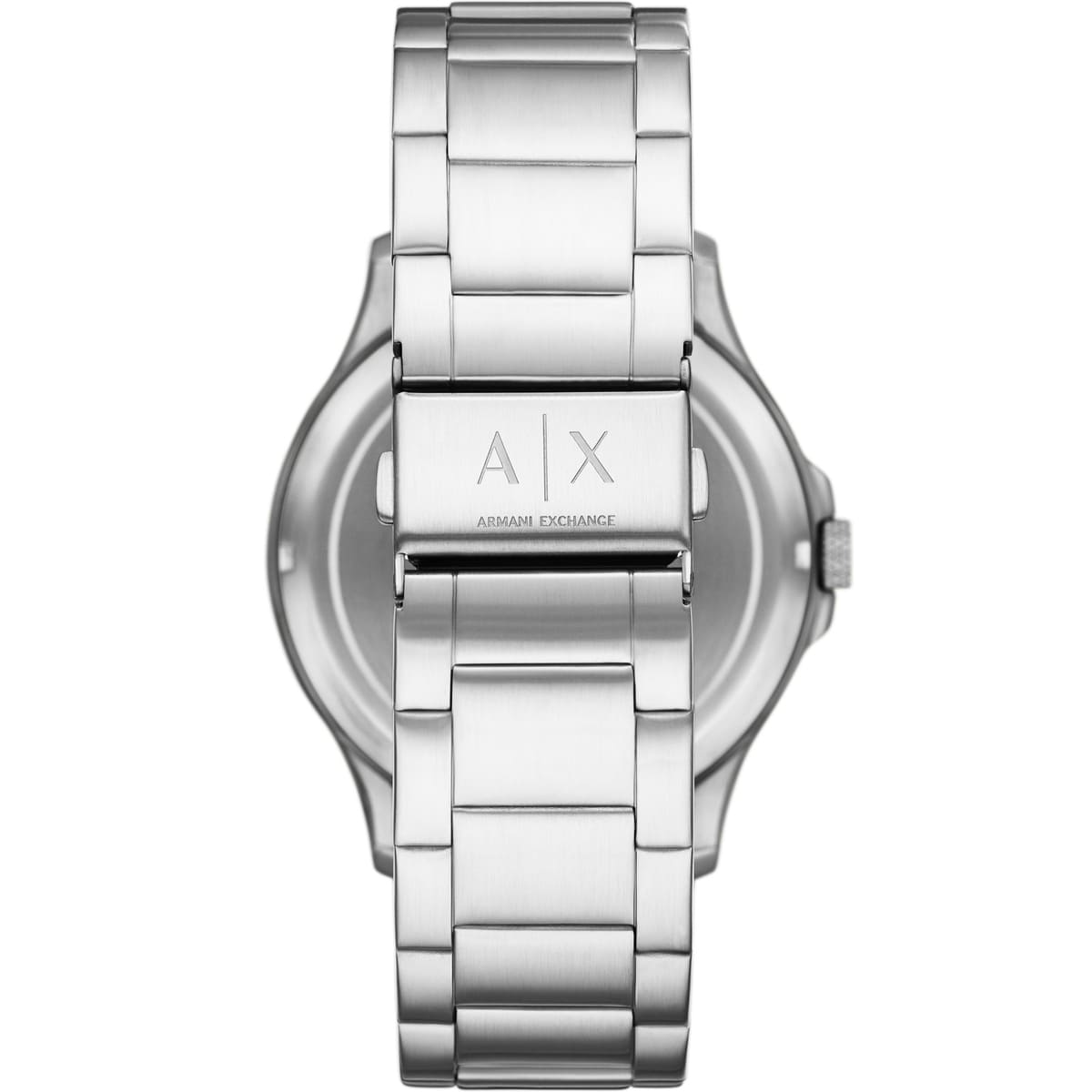 Armani Exchange Hampton AX2416 Automatic "Skeleton Dial" Full Silver-Tone Stainless Steel Chain Men’s Watch