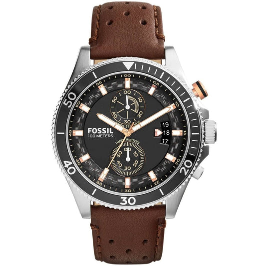 Fossil CH2944 Chronograph Quartz Genuine Leather Strap Men’s Watch