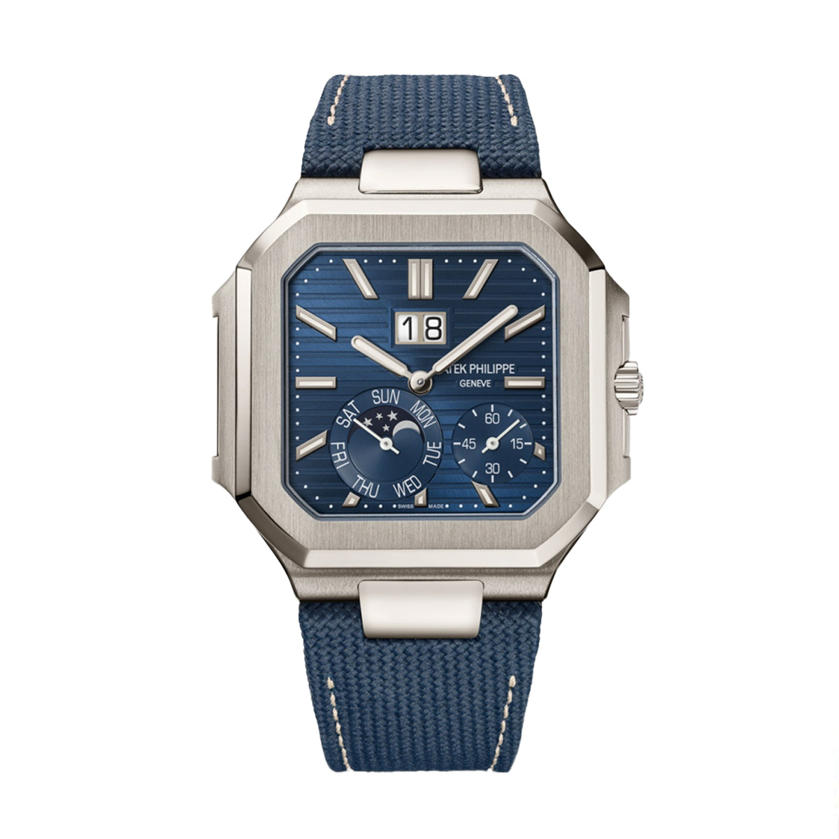 Patek Philippe Cubitus (Ref: 5822P-001) Instantaneous Grand Date, Day And Moon-Phases 45mm Swiss 1:1 Mirror Grade Men’s Watch