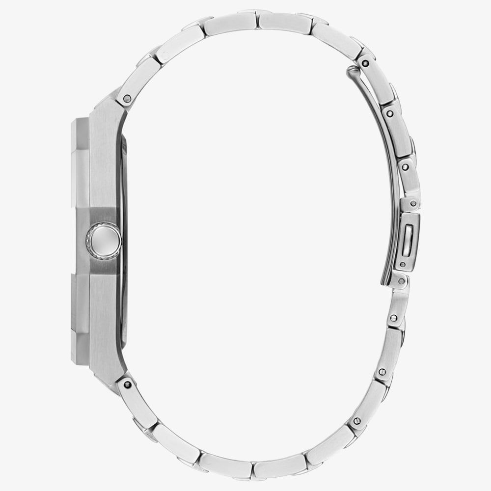 Guess Asset GW0575G1 Quartz Black Dial Silver-Tone Stainless Steel Chain Men’s Watch